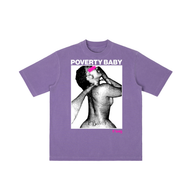 Tramp Stamp Pink Vintage Wash Drop Shoulder T-shirt