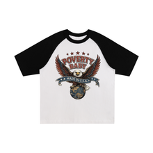Load image into Gallery viewer, USAColor-Blocked Raglan Sleeve T-Shirt
